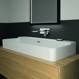 Ideal Standard Conca Aufsatzwaschtisch 1000x450x165 mm Weiß ohne Hahnloch mit Überlauf