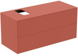 IDEAL STANDARD Waschtischunterschrank Conca, 1202 mm, 2 Auszüge, Eiche geflammt, Push-Open