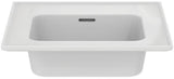 Ideal Standard Möbelwaschtisch Strada II 540x460mm Weiß ohne Hahnloch mit Überlauf