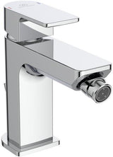 Ideal Standard Edge Bidetarmatur Chrom 115 mm mit Ablaufgarnitur und Keramikkartusche