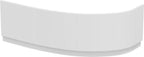 asymmetrisch links, weiß
