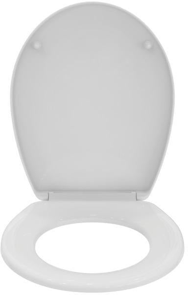 Ideal Standard Contour 21 WC-Sitz mit Deckel, Duroplast weiß, Edelstahl-Scharniere