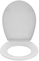 Ideal Standard Contour 21 WC-Sitz mit Deckel, Duroplast weiß, Edelstahl-Scharniere