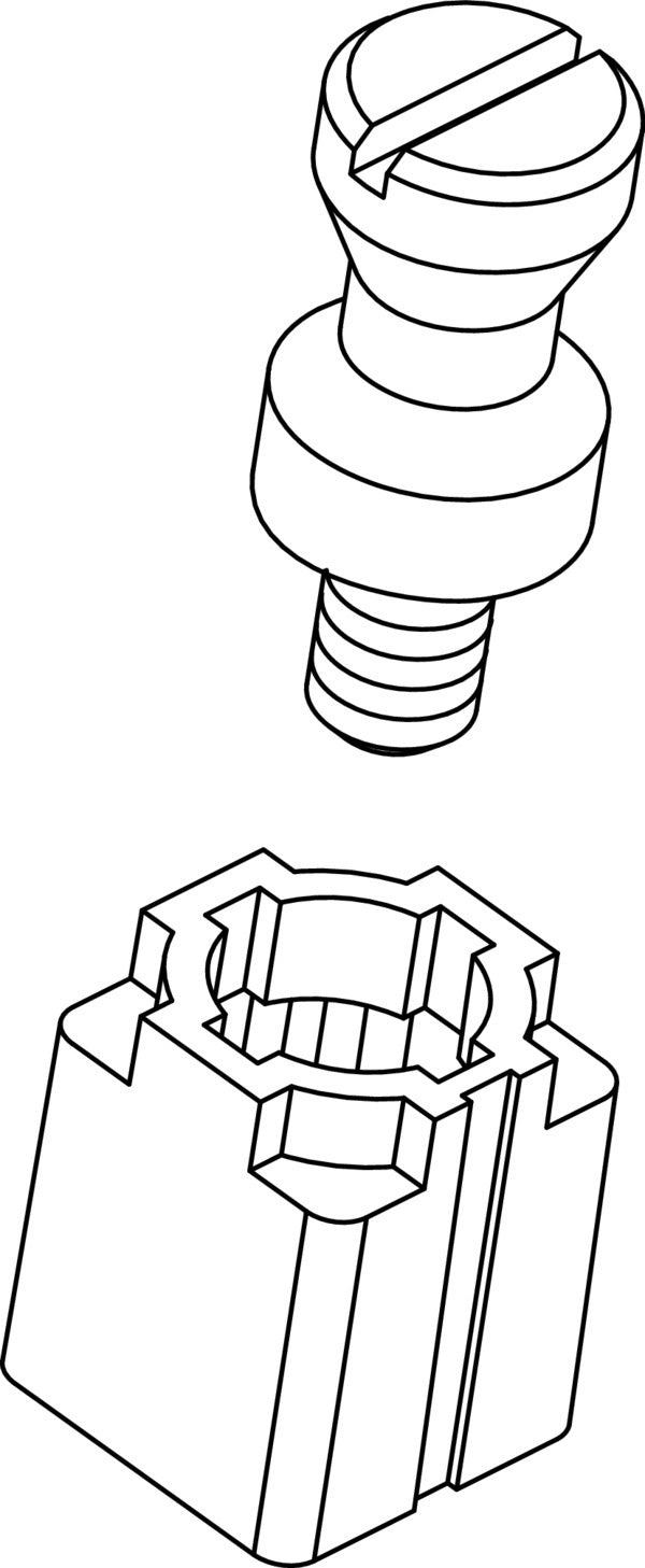 Ideal Standard Griffadapter A860892NU mit Schraube – Passgenaues Ersatzteil für Sanitärarmaturen