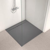 Ideal Standard Quadrat-Brausewanne Ultra Flat S i.life 1200x1200x30 mm Carraraweiß – Mineralguss mit Rutschhemmung