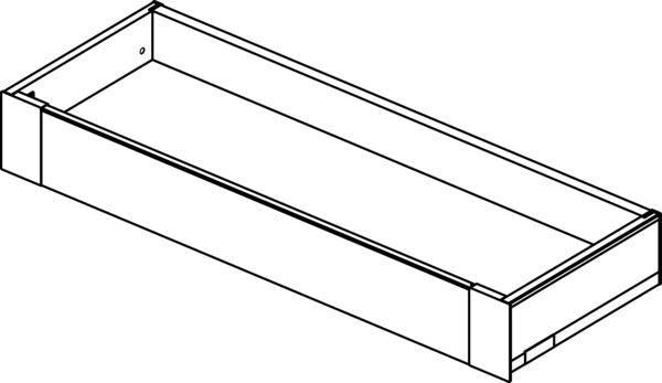 IDEAL STANDARD Conca Schubladenelement 80 cm anthrazit matt – Badmöbel mit Innenausstattung