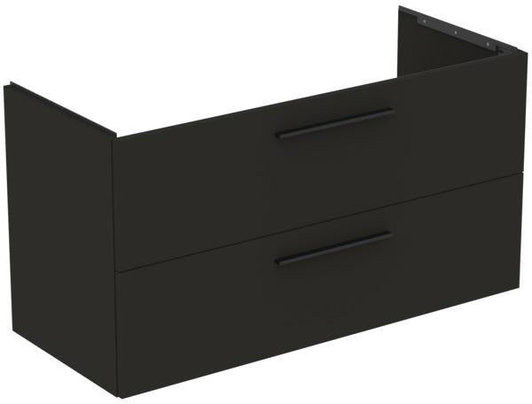 Ideal Standard i.life B Möbelwaschtischunterschrank 1200 mm, 2 Auszüge, Weiß matt, Siphon links