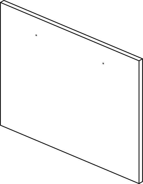IDEAL STANDARD i.life A Auszugsfront 596x465 mm Weiß – Frontblende für Badmöbel