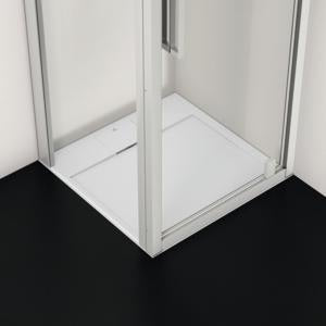 Ideal Standard Ultra Flat S i.life Quadrat-Brausewanne 700x700x30 mm Carraraweiß – Mineralguss mit Rutschhemmung