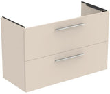 Ideal Standard i.life A Unterschrank 1000 mm Sandbeige matt – 2 Auszüge, Softclose, wandhängend