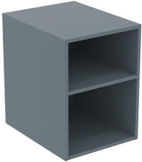 IDEAL STANDARD Finesse Seitenelement 400x505x540mm Greige matt – Wandhängend mit 2 offenen Fächern