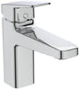Ideal Standard Ceraplan Waschtischarmatur H90 ohne Ablaufgarnitur, Ausladung 124 mm, Chrom