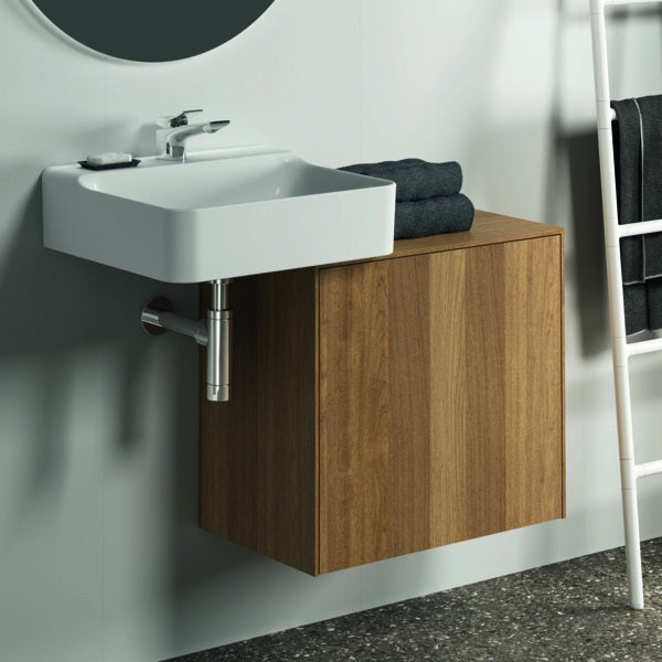 Ideal Standard Conca Waschtischunterschrank 602 mm, 1 Auszug, Push-Open, Weiß – ohne Ausschnitt