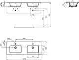 Ideal Standard Eurovit+ Möbelpaket mit Waschtisch 51 cm, Unterschrank 50 cm und 2 Auszügen in Grau