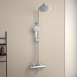 Ideal Standard Duschsystem Ceratherm T50 mit Brausethermostat und 1500 mm Schlauch in Chrom