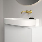 Ideal Standard Linda-X Aufsatzwaschtisch 750x500x135 mm Weiß ohne Hahnloch und Überlauf