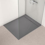 IDEAL STANDARD Ultra Flat S i.life Rechteck-Brausewanne 1200x1000x30 mm Carraraweiß – Mineralguss mit Rutschhemmung