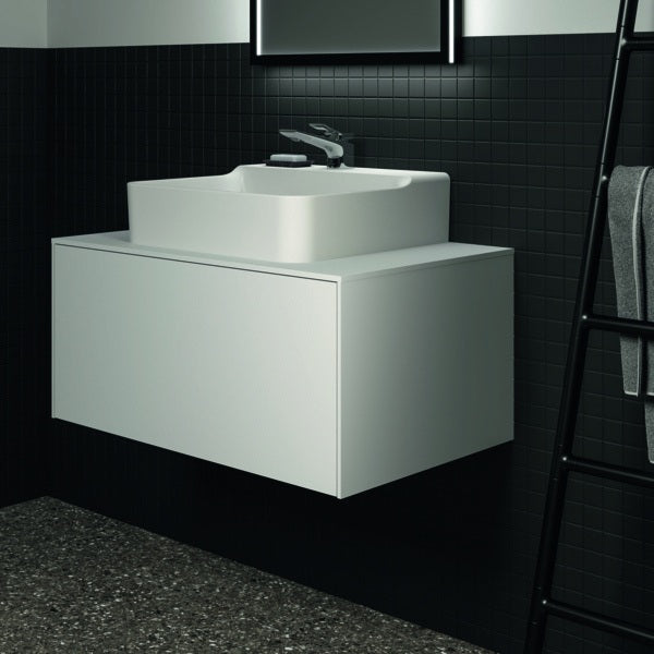Ideal Standard Waschtisch Conca 500x450x145 mm, 1 Hahnloch, ohne Überlauf, Weiß