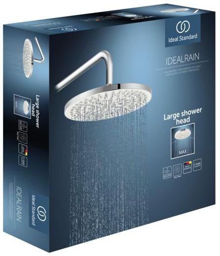 IDEAL STANDARD Idealrain Regenbrause 260 mm rund Chrom – Antikalk & verstellbarer Kopf
