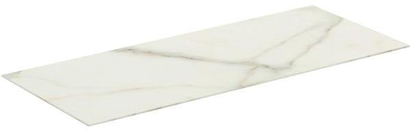 Ideal Standard Conca Waschtischplatte 1202x505x6 mm Keramik Feinsteinzeug Marmor Calacatta