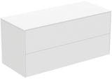 Ideal Standard WT-Unterschrank Conca 1202 mm, 2 Auszüge, Push-Open, Softclose, Weiß Matt