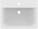 Ideal Standard Connect Cube Waschtisch 600x460mm Weiß, 1 Hahnloch, ohne Überlauf