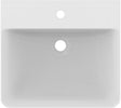 Ideal Standard Connect Air Waschtisch 500x450mm, 1 Hahnloch, mit Überlauf, Weiß