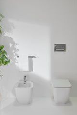 Ideal Standard Edge Bidetarmatur Chrom 115 mm mit Ablaufgarnitur und Keramikkartusche