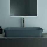 IDEAL STANDARD Ipalyss Schale 650x400x120 mm Seidenweiß – Aufsatzwaschtisch ohne Hahnloch & Überlauf