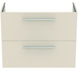 Ideal Standard i.life S Waschtischunterschrank 800 mm, 2 Auszüge, Weiß matt, wandhängend