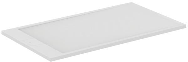 Ideal Standard Ultra Flat S i.life Rechteck-Brausewanne 1600x900mm Carraraweiß, Mineralguss, rutschhemmend