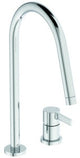 IDEAL STANDARD Gusto Küchenarmatur 243 mm Ausladung Silver Storm Einhebelmischer