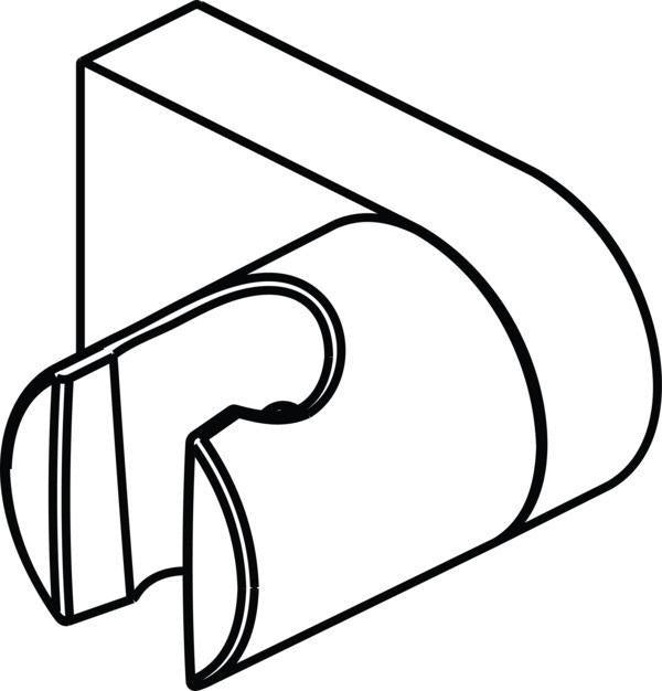 Ideal Standard Idealrain Wandhalter schwenkbar Chrom – Duschkopfhalterung
