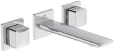 Ideal Standard Conca Wand-Waschtischarmatur, zweigriffig, Ausladung 180 mm, Brushed Gold