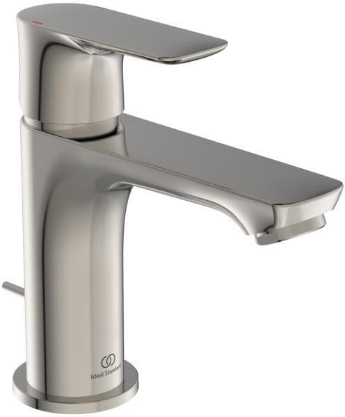 Ideal Standard Connect Air Waschtischarmatur Slim 5 l/min mit Ablaufgarnitur, Ausladung 107 mm, Chrom