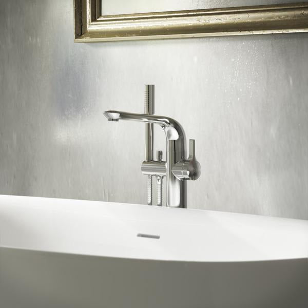 Ideal Standard Duo-Badewanne Dea freistehend 1900x900mm mit Ablauf und Überlauf in Weiß