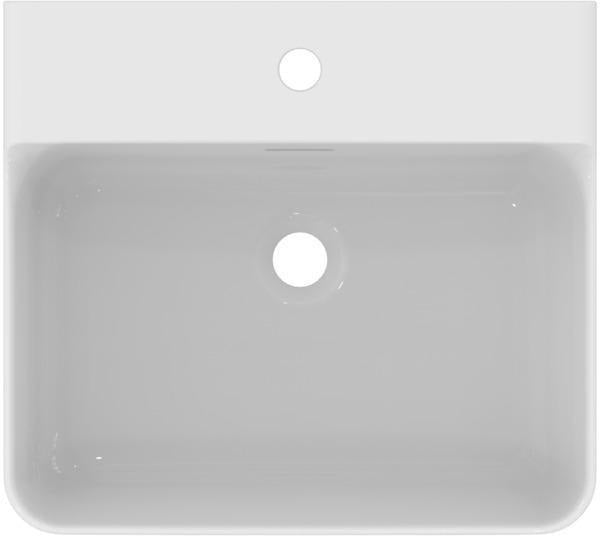 Ideal Standard Conca Aufsatzwaschtisch 500x450x165 mm Weiß 1 Hahnloch mit Überlauf