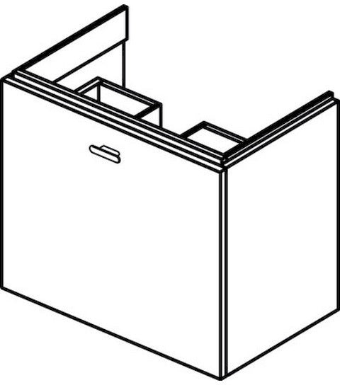 Ideal Standard Connect Space Äußere Auszugsfront 600 mm Nussbaum Dekor für WTUS