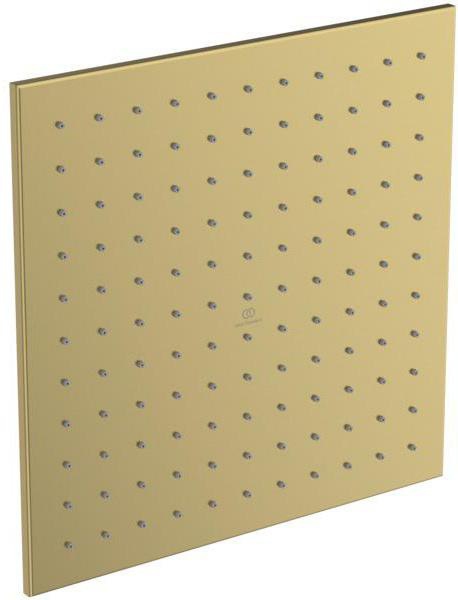 IDEAL STANDARD Idealrain Atelier Regenbrause 300x300 mm Brushed Gold mit EasyClean