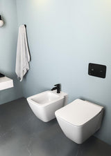 IDEAL STANDARD Bidetarmatur Cerafine O 132 mm mit Ablaufgarnitur in Chrom
