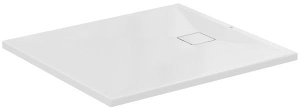 Ideal Standard Rechteck-Brausewanne Ultra Flat Evo 1000x900x35 mm Seidenweiß – Rutschhemmend, Flacher Einbau