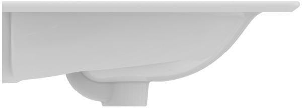 Ideal Standard Möbelwaschtisch Connect Air 640x460x165mm 1 Hahnloch mit Überlauf Weiß