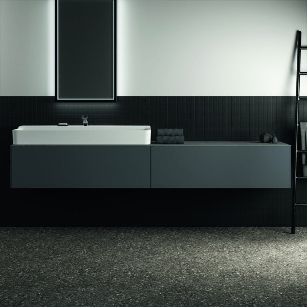 Ideal Standard Conca Waschtischunterschrank 2385 mm, 2 Auszüge, Sunset Matt, wandhängend