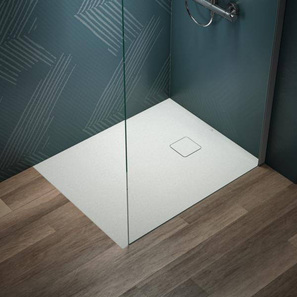 Ideal Standard Ultra Flat Evo Rechteck-Brausewanne 1000x800x35 mm Seidenweiß