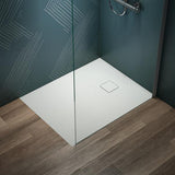 Ideal Standard Ultra Flat Evo Rechteck-Brausewanne 1000x800x35 mm Seidenweiß