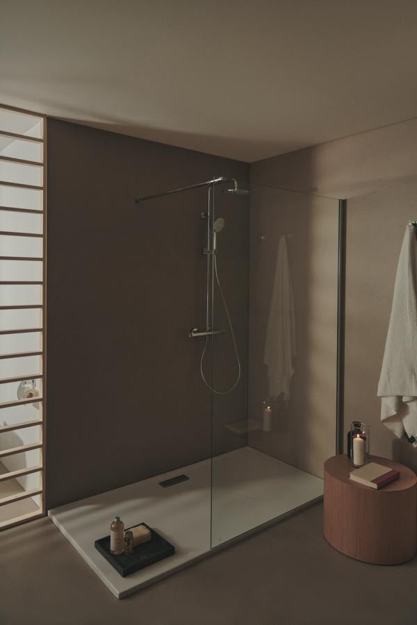 Ideal Standard Rechteck-Brausewanne Ultra Flat New 1700x900x25 mm Weiß – Bodenebener Einbau