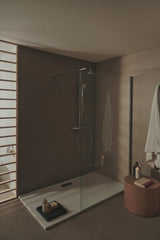 Ideal Standard Rechteck-Brausewanne Ultra Flat New 1700x900x25 mm Weiß – Bodenebener Einbau
