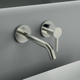 Ideal Standard Joy Wand-Waschtischarmatur in Brushed Gold, 180 mm Auslauf, runde Rosette