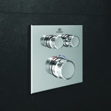 Ideal Standard Ceratherm Navigo 2 Brausethermostat Unterputz Eckig Chrom mit DICHT-FIX