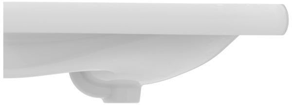 Ideal Standard Contour 21+ Waschtisch 545x550mm Weiß SmartGuard+ 1 Hahnloch ohne Überlauf